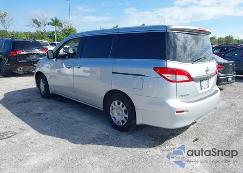2014 Nissan Quest S from USA, damaged, VIN JN8AE2KP1E9106217